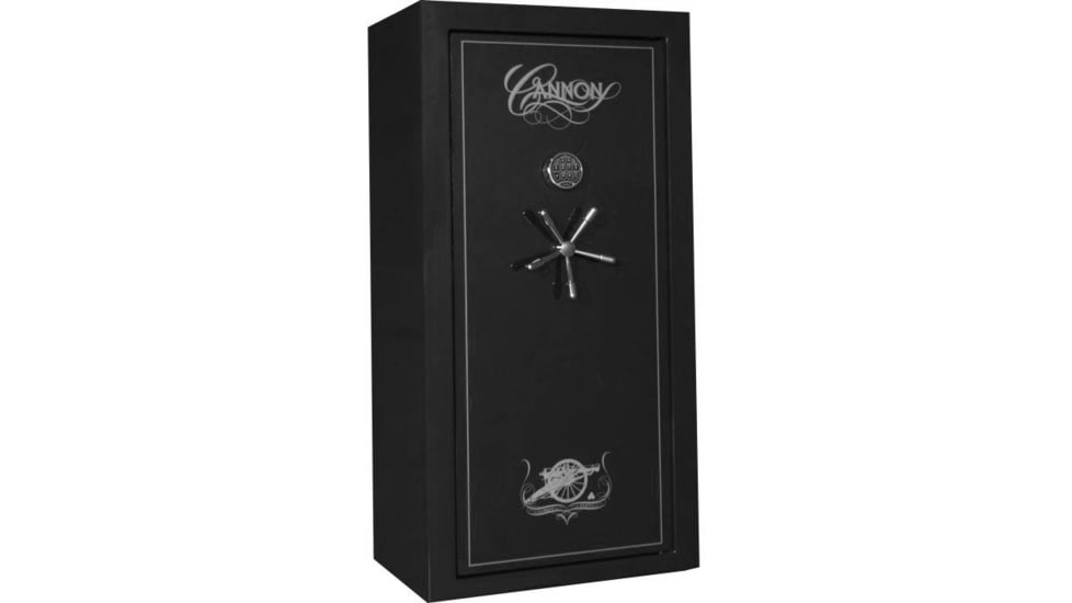 Cannon Safe Series 23 Fireproof Gun Safe, 60x30x24in - Hammertone, Black CA23-H1FEC-H-BLACK 