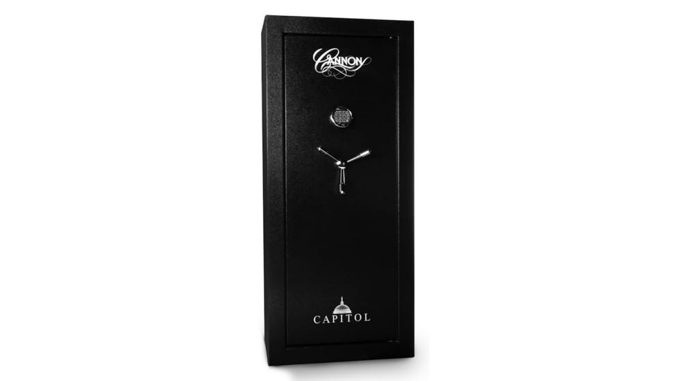 Cannon Safe Capitol Series Standard Safe, HT Black, 24 Gun CP602618-30-H1TEC-16