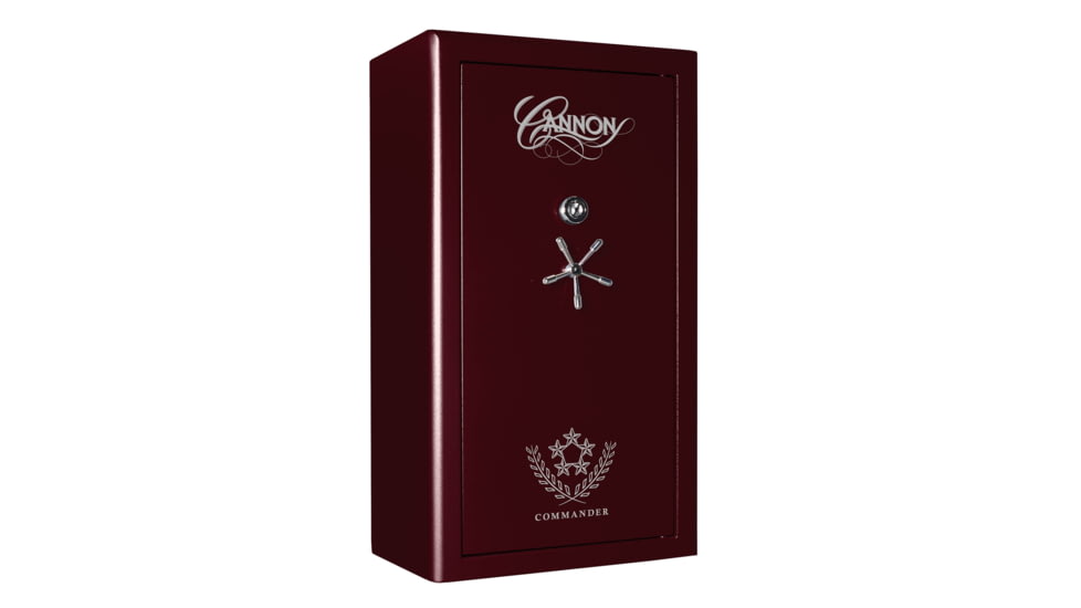 Cannon Safe Commander 43 Fireproof Gun Safe, 72x40x28in - Hammertone, Burgundy CO43-H5FDC-13