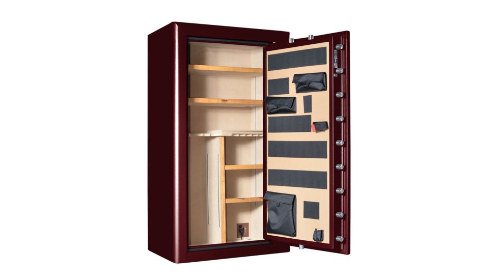 Cannon Safe Commander 43 Fireproof Gun Safe, 72x40x28in - Hammertone, Burgundy CO43-H5FDC-13