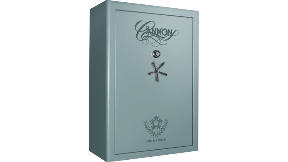 Cannon Safe Commander Safe 48 Gun, Hammertone Gray/Chrome, 48 gun CO54-H2FDC-15