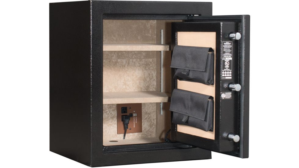 Cannon Safe Home Guard H4 Electronic Safe, 24x20x17in - Hammertone Black/Chrome H4-H1HEC-13