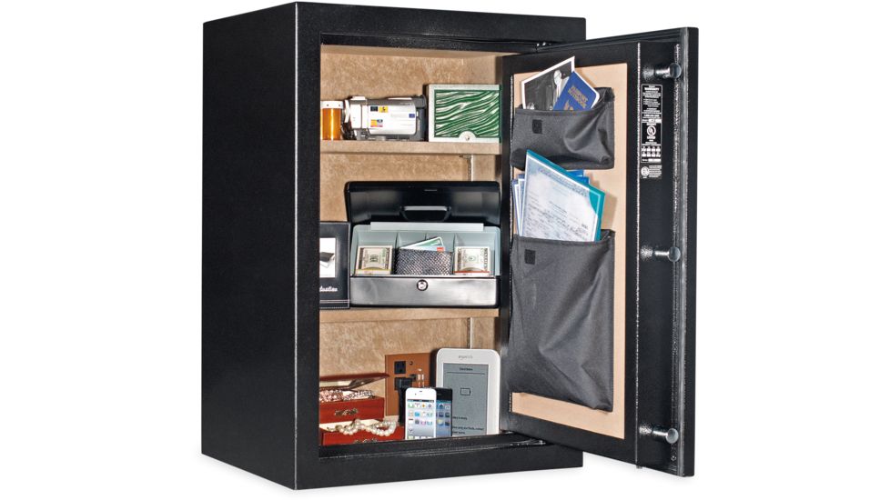 Cannon Safe Home Guard H8 Electronic Safe, 34x24x17in - Hammertone Black/Chrome H8-H1HEC-13