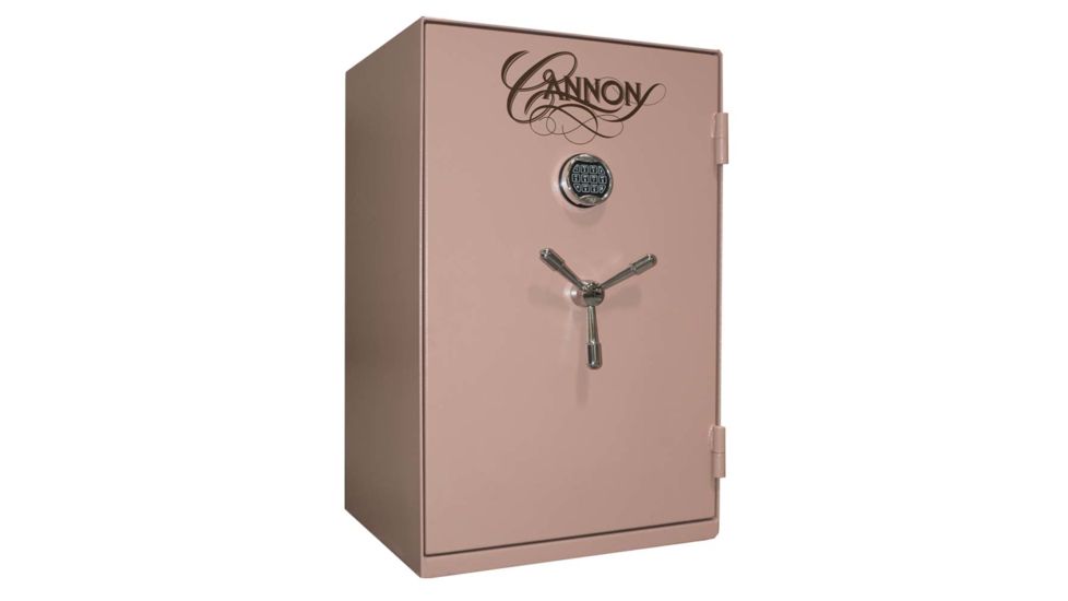 Cannon Safe Home Series 3824 Fire Resistant Security Safe w/ Electronic Lock, 38x24x22in, Hammertone Strawberry Malt Pink HS3824-H7TEC-13