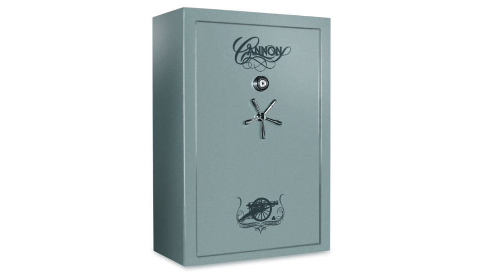 Cannon Safe Safe 36 Gun, Hammertone Gray/Chrome, 36 gun CA33-H2FDC-15