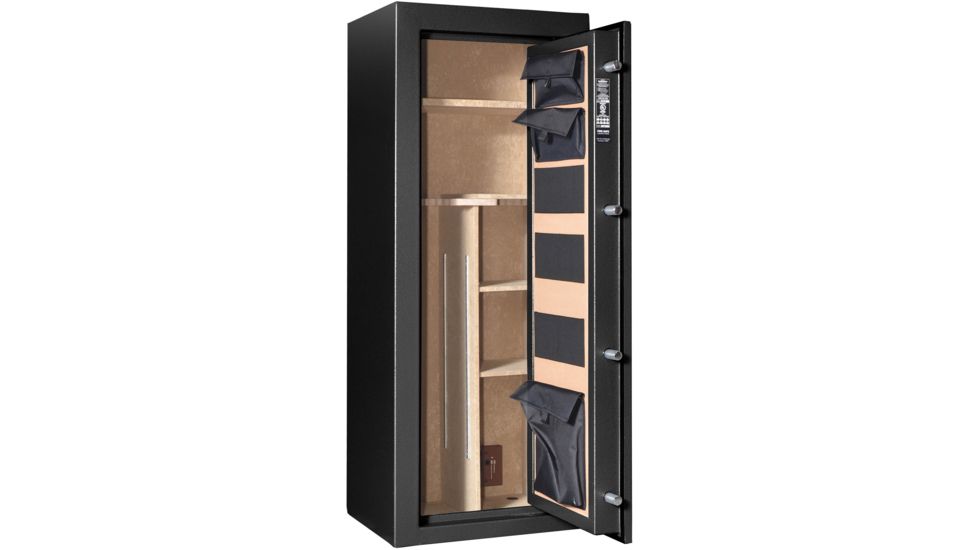 Cannon Safe Scout S14 24 Gun Electronic Safe, 59x24x18in - Hammertone Black/Chrome S14-H1TEC-13