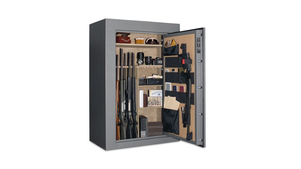 Cannon Safe Scout Safe 48 Gun, Hammertone Gray, 48 gun S33-H2TEC-15