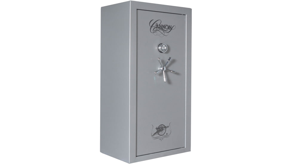 Cannon Safe Series 23 Fireproof 24 Gun Safe, 60x30x24in - Hammertone, Gray/Chrome CA23-H2FDC-13