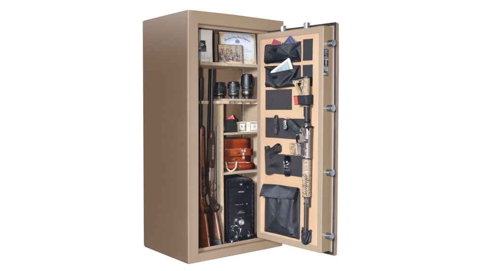 Cannon Safe Series 23 Fireproof Gun Safe, 60x30x24in - Hammertone, Beige CA23-H3FDC-13