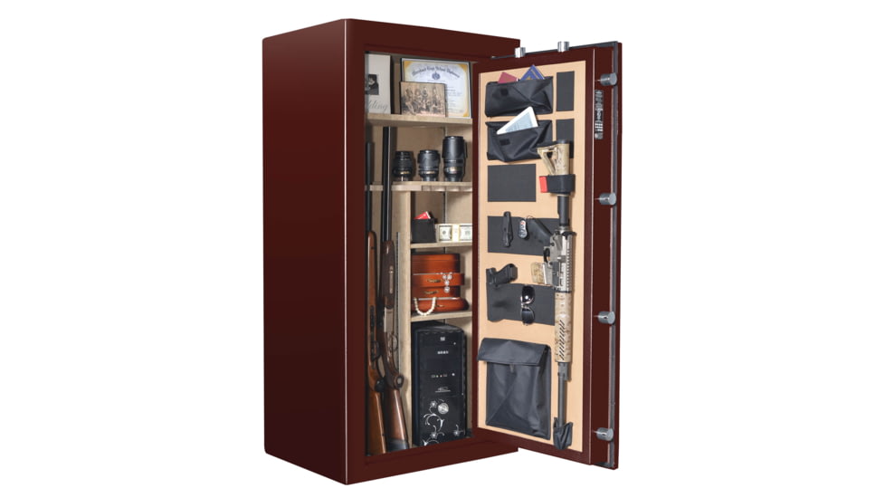 Cannon Safe Series 23 Fireproof Gun Safe, 60x30x24in - Hammertone, Burgundy CA23-H5FDC-13