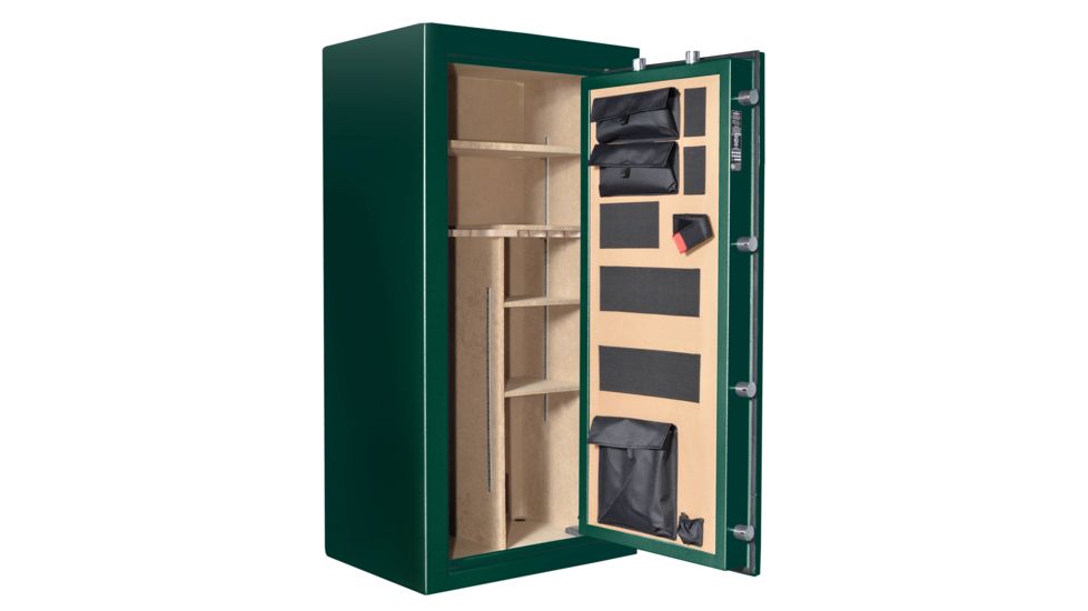 Cannon Safe Series 23 Fireproof Gun Safe, 60x30x24in - Hammertone, Green CA23-H4FDC-13