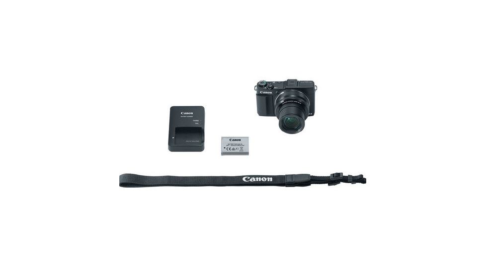 Canon 12.8 MP PowerShot G1 X Mark II Compact Digital Camera, Black 9167B001