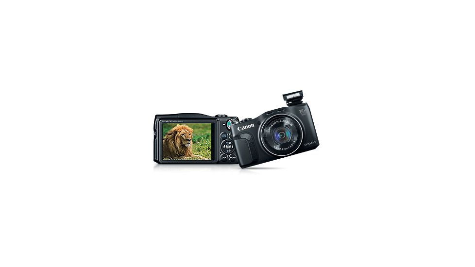 Canon 16.1 MP PowerShot SX700 HS Compact Digital Camera, Black 9338B001