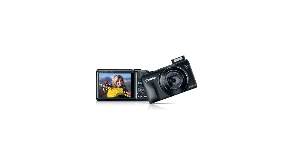 Canon 16MP PowerShot SX600 HS Advanced Digital Camera, Black 9340B001