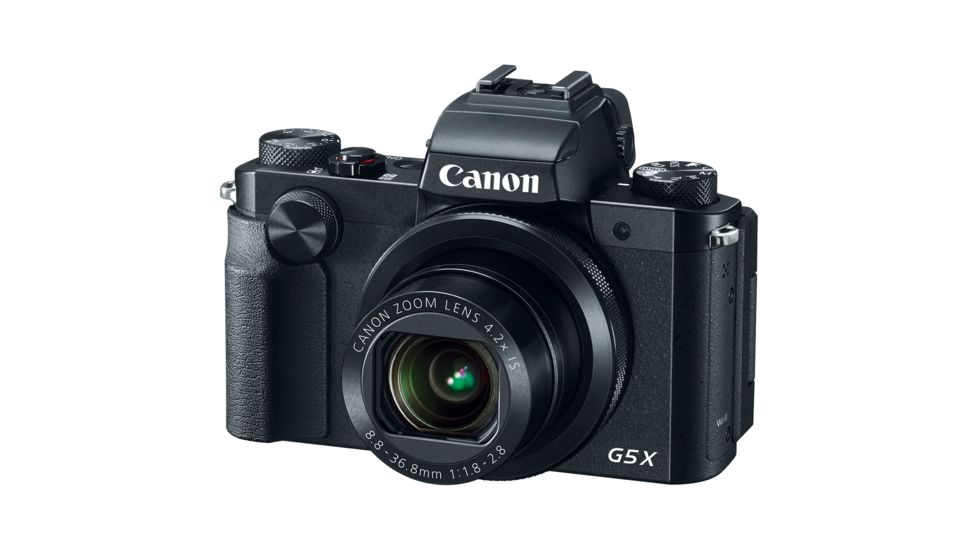 Canon 20MP PowerShot G5 X Digital Camera Kit,Black 0510C001
