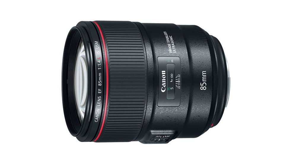 Canon EF 85mm f/1.4L IS USM  Lens, Black 2271C002