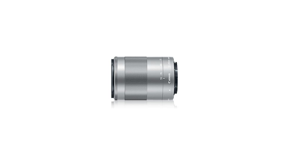 EF-M 55-200mm f/4.5-6.3 IS STM Camera Lens, Silver