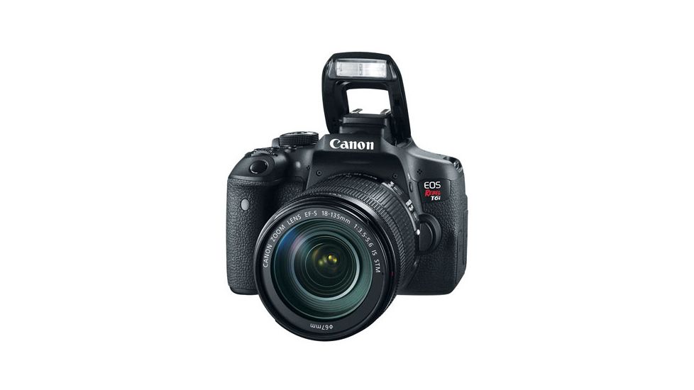 Canon EOS Rebel T6i Camera Kit with EF-S 18in 135mm IS STM Lenses KIT, Black 0591C005