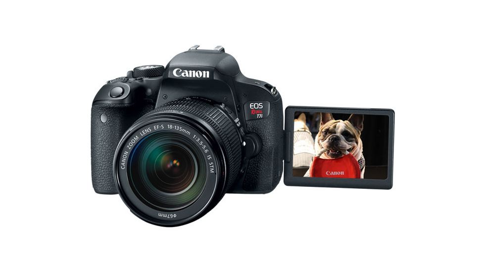 Canon EOS Rebel T7i EF-S 18 - 135mm IS STM Kit, Black, 1894C003