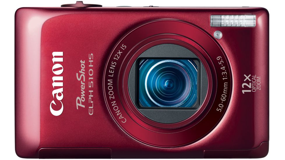 Canon Power-Shot ELPH 510HS Camera, Red