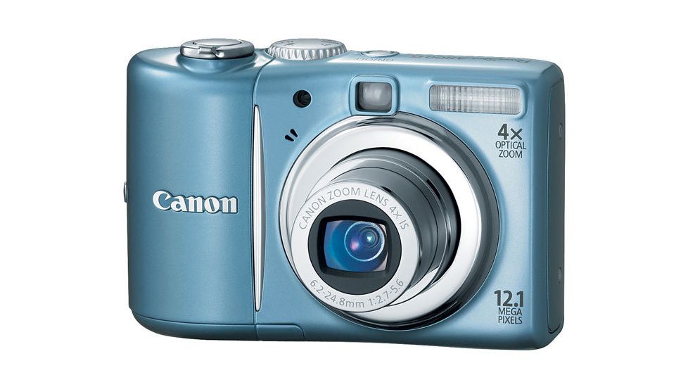 Canon PowerShot A1100 IS 12.1-megapixel Digital Camera Kit Blue 3445B001