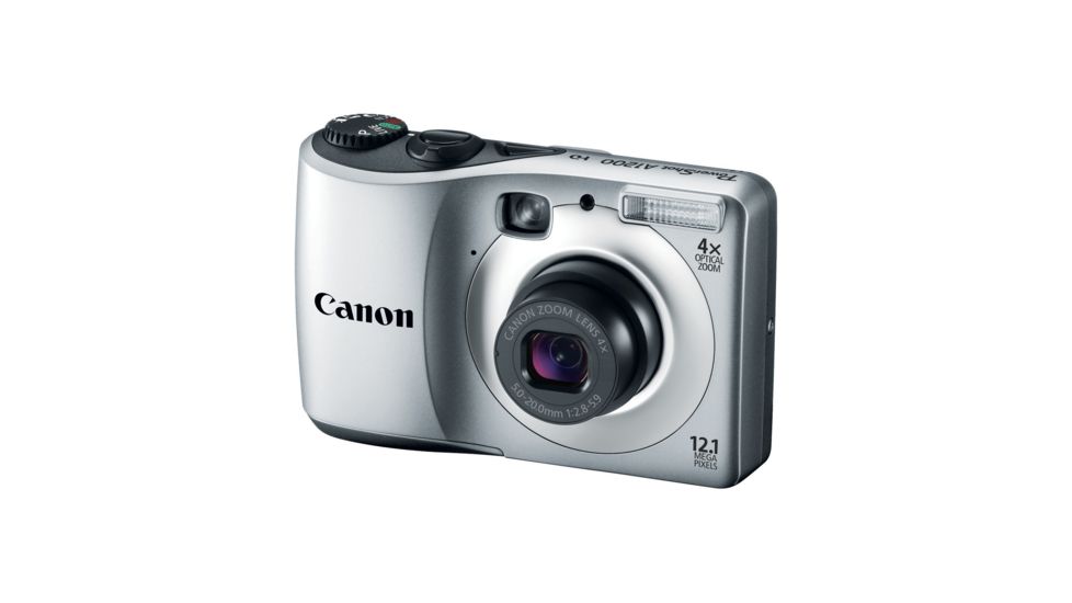Canon PowerShot A1200 12.1 MP Digital Camera, Silver 5031B001