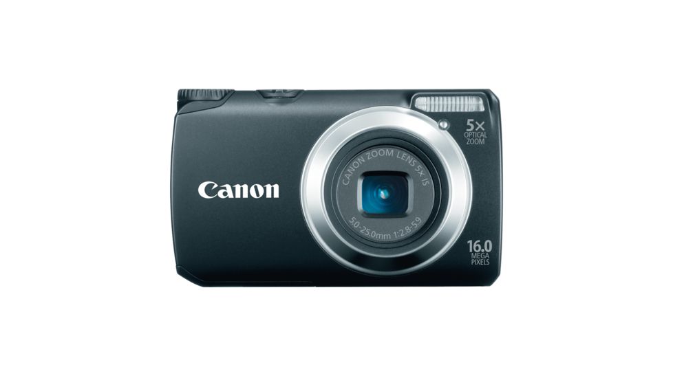 Canon PowerShot A3300 IS 16 MP Digital Camera, Black