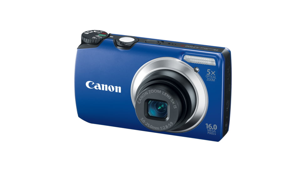 Canon PowerShot A3300 IS 16 MP Digital Camera, Blue 5037B001
