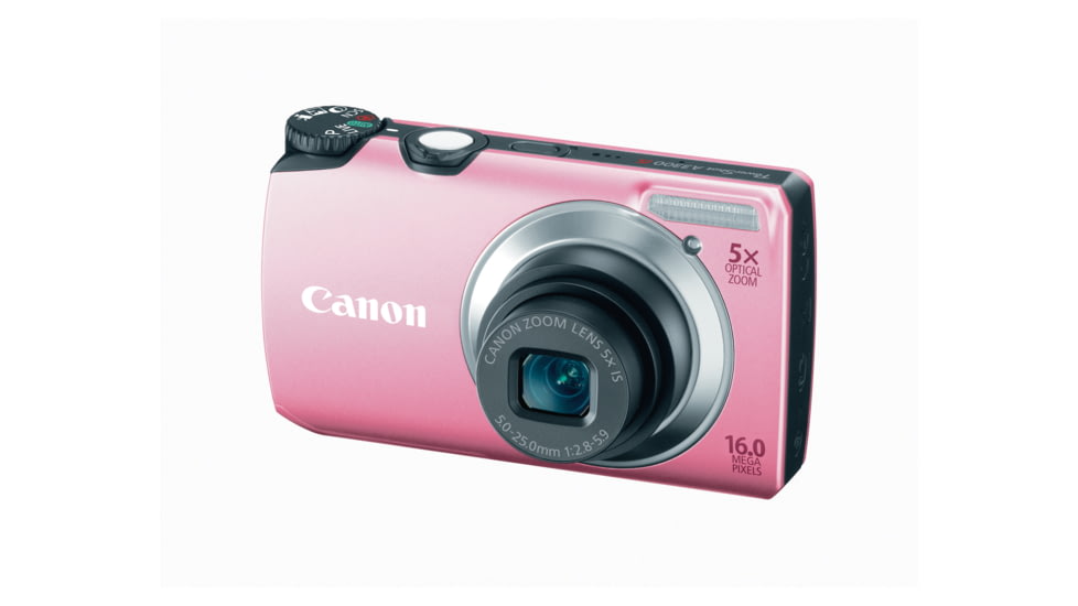 Canon PowerShot A3300 IS 16 MP Digital Camera, Pink 5034B001