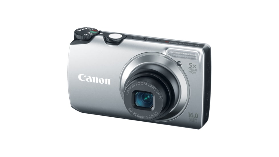 Canon PowerShot A3300 IS 16 MP Digital Camera, Silver