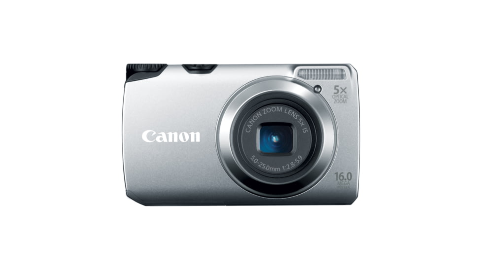 Canon PowerShot A3300 IS 16 MP Digital Camera, Silver