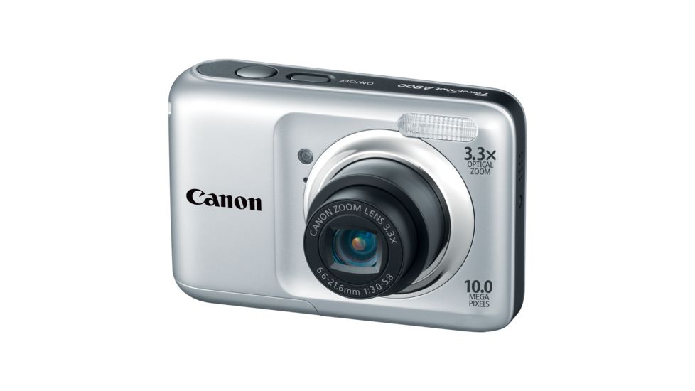 Canon PowerShot A800 10 MP Digital Camera, Silver 5027B001
