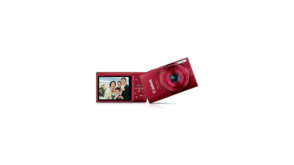 Canon PowerShot ELPH 150 IS 20.0 Megapixel Digital Camera,Red 9362B001