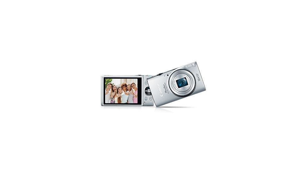 Canon PowerShot ELPH 350 HS Camera with 20.2 Megapixel High-Sensitivity CMOS sensor plus DIGIC 4+ Image Processor, Silver 0158C001