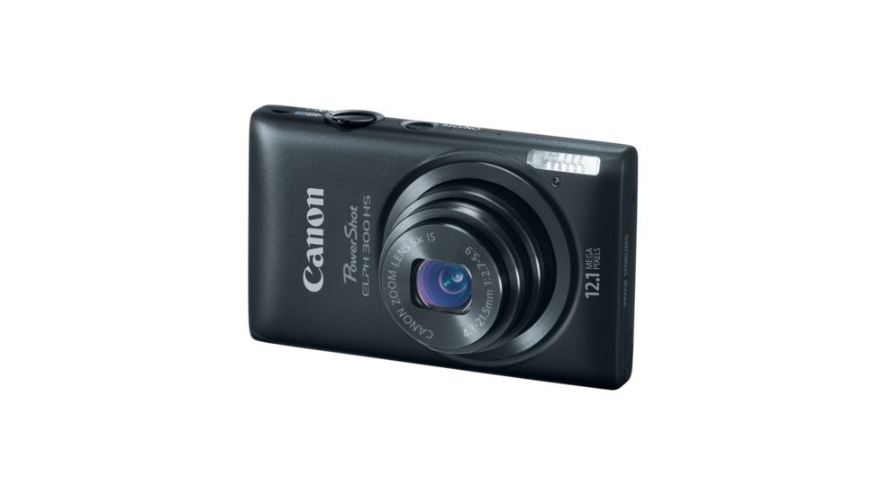 Canon PowerShot ELPH 300 HS 12.1 MP Digital Camera, Black 5096B001