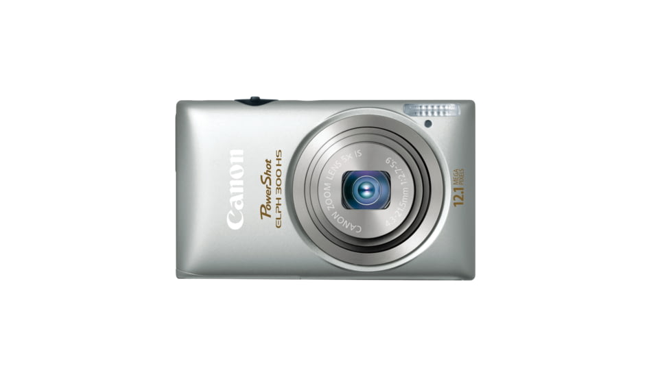Canon PowerShot ELPH 300 HS 12.1 MP Digital Camera, Silver