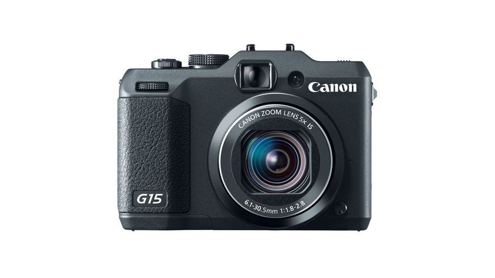 Canon PowerShot G15 Camera, Black 6350B001
