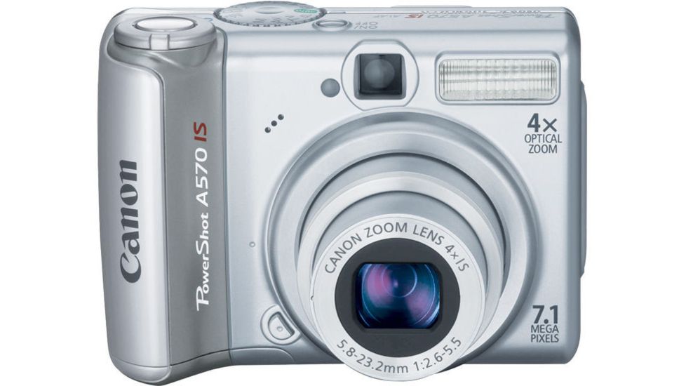 Canon PowerShot 7.1 Megapixel A570 IS 4X Optical Zoom Digital Camera 1773B001