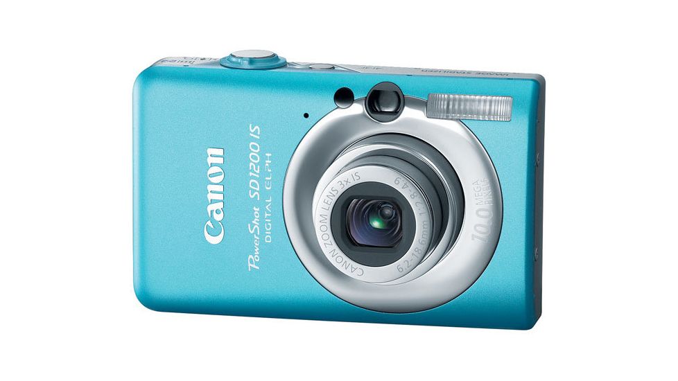 Canon PowerShot SD1200 IS 10.0 Megapixel Digital Camera Kit Blue 3449B001