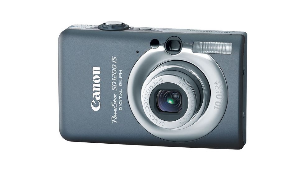 Canon PowerShot SD1200 IS 10.0 Megapixel Digital Camera Kit Dark Gray 3453B001