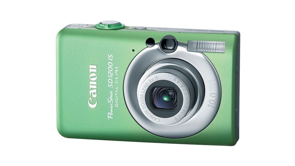 Canon PowerShot SD1200 IS 10.0 Megapixel Digital Camera Kit Green 3452B001