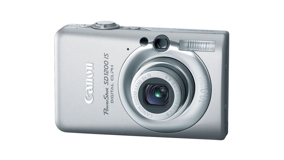 Canon PowerShot SD1200 IS 10.0 Megapixel Digital Camera Kit Light Gray 3448B001