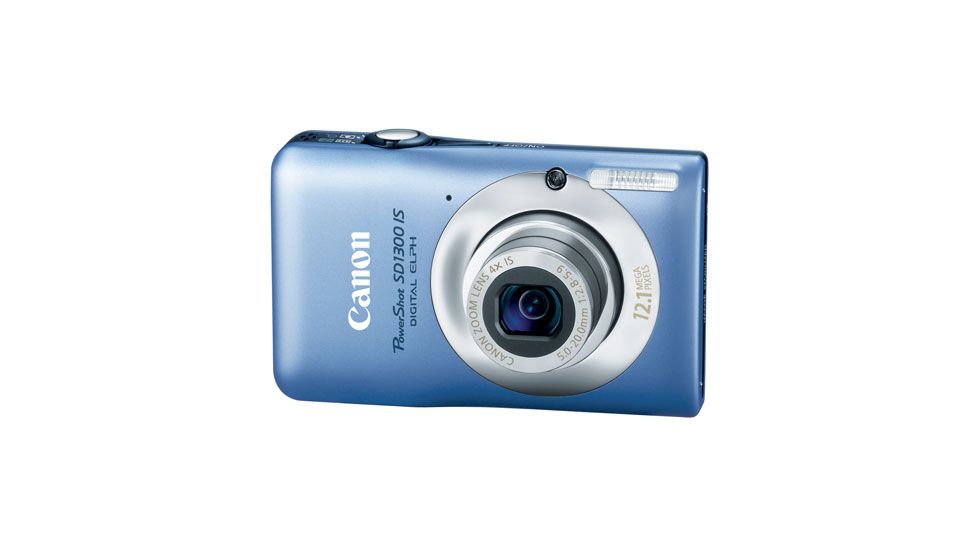 Canon Power Shot SD1300IS Digital Camera Kit, Blue
