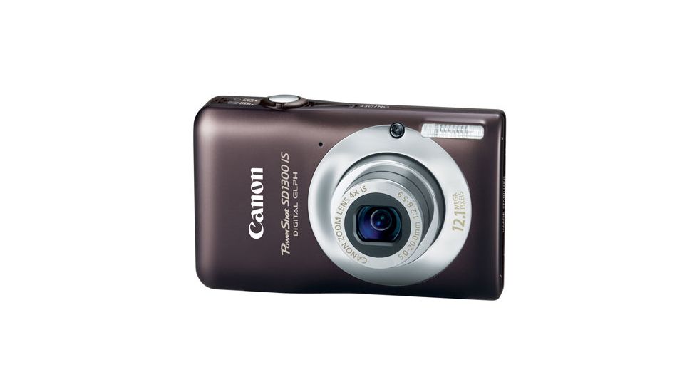 Canon Brown PowerShot SD1300 IS Camera Kit
