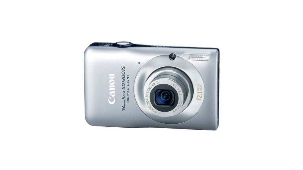 Canon PowerShot SD1300 IS Silver Digital ELPH Kit