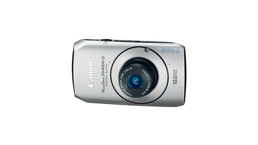 Canon Silver Power Shot SD4000 IS Digital ELPH Kit