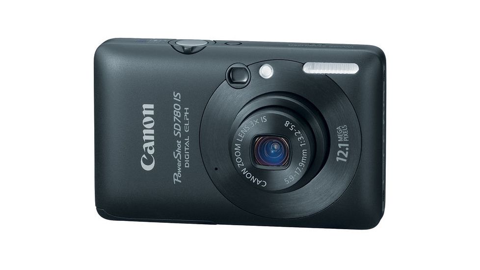 Canon PowerShot SD780 IS 12.1 Megapixel Digital Camera Kit Black 3590B001 