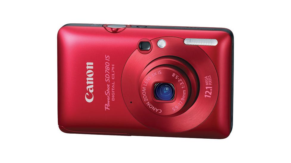 Canon PowerShot SD780 IS 12.1 Megapixel Digital Camera Kit Red 3591B001