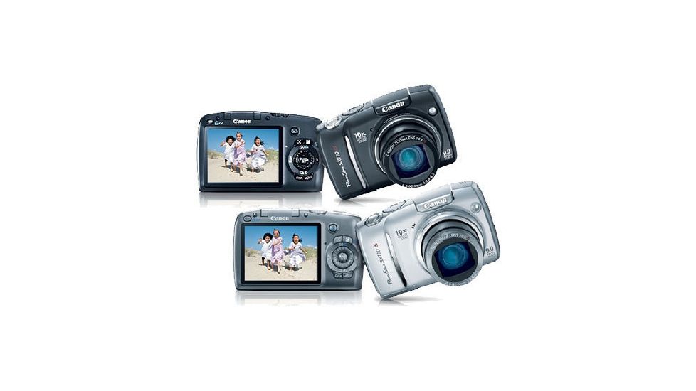 Canon Powershot SX110 IS 9MP Digital Camera w/ 10x Optical Zoom