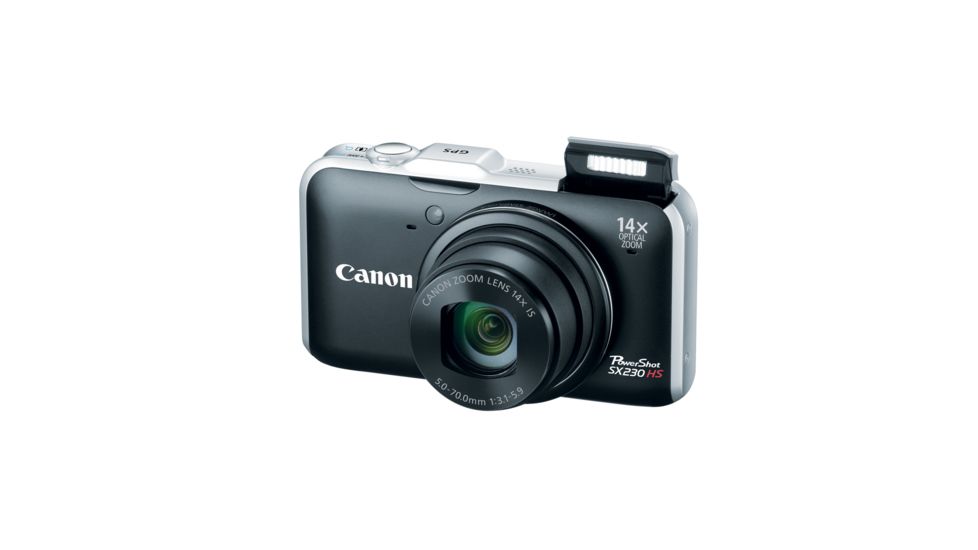 Canon PowerShot SX230 HS 12.1 MP Digital Camera, Black 5043B001